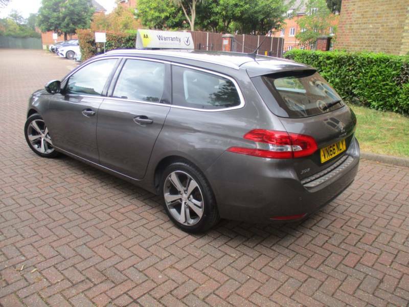 Peugeot 308 1.2 Puretech 130 Allure Fsh Satnav Bluetooth R VN66NLY Grey #6