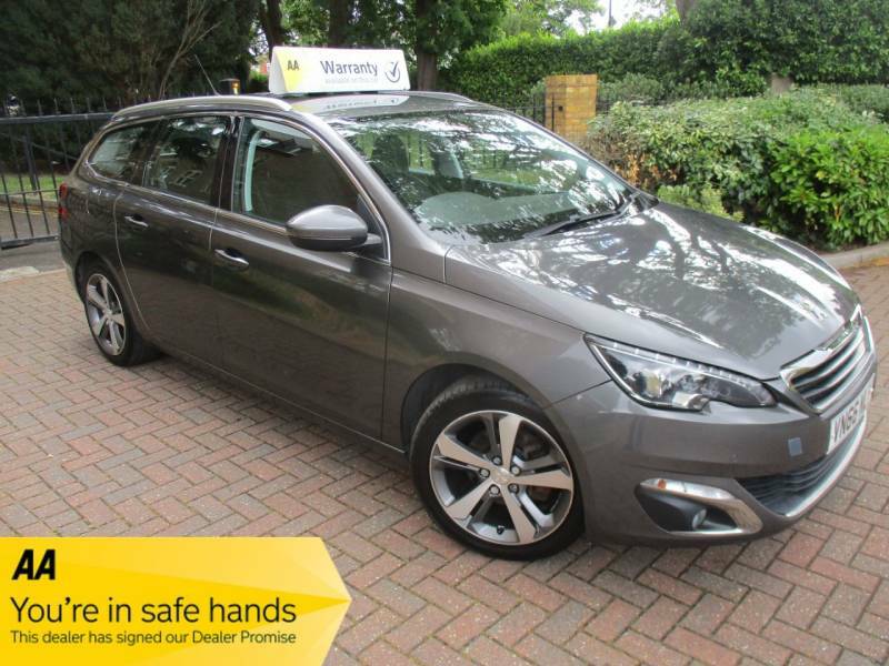 Peugeot 308 1.2 Puretech 130 Allure Fsh Satnav Bluetooth R Grey