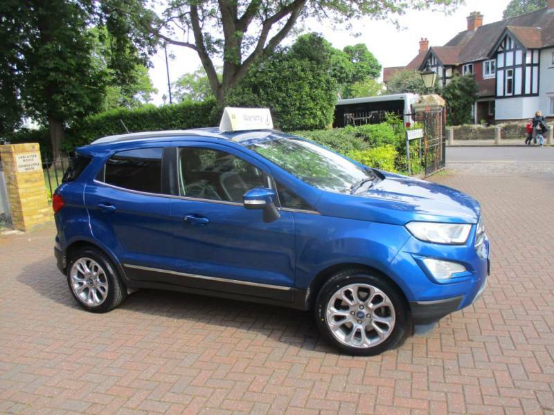 Ford Ecosport 1.0 Ecoboost 125 Titanium Sh Satnav Bluetooth RE69OCL Blue #4