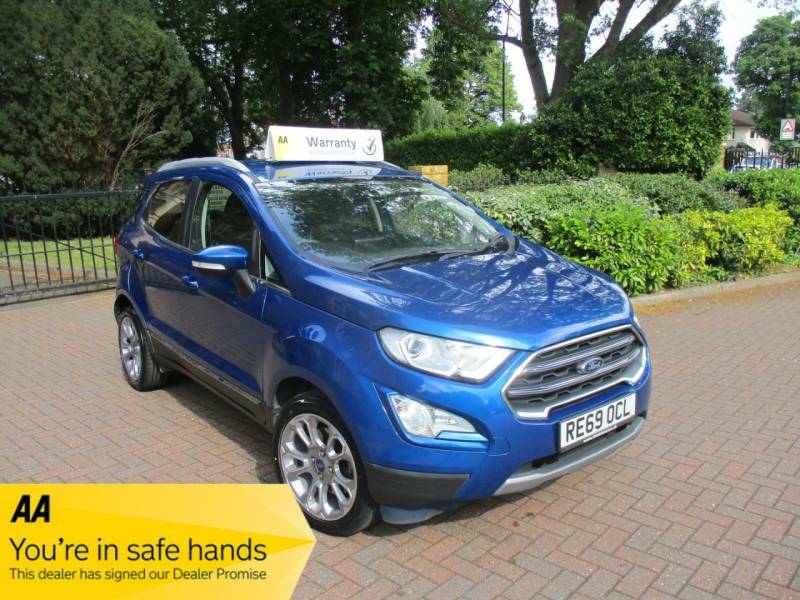 Ford Ecosport 1.0 Ecoboost 125 Titanium Sh Satnav Bluetooth Blue