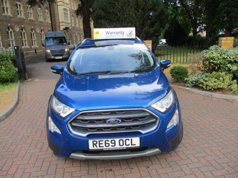 Ford Ecosport 1.0 Ecoboost 125 Titanium Sh Satnav Bluetooth RE69OCL Blue #3