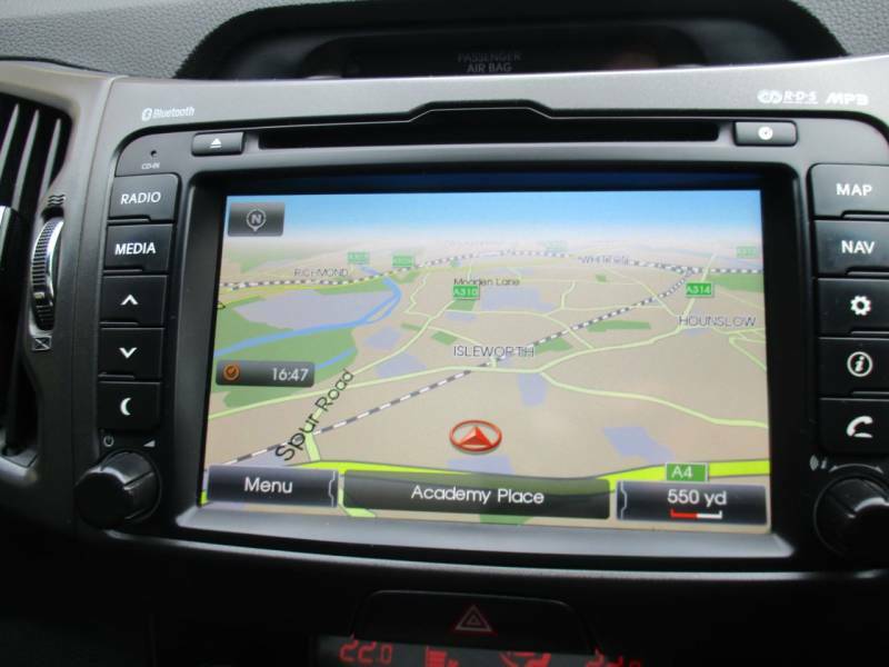 Kia Sportage 2.0 Crdi Kx-3 Sat Nav - 2012 12 LB12HGU Silver #2