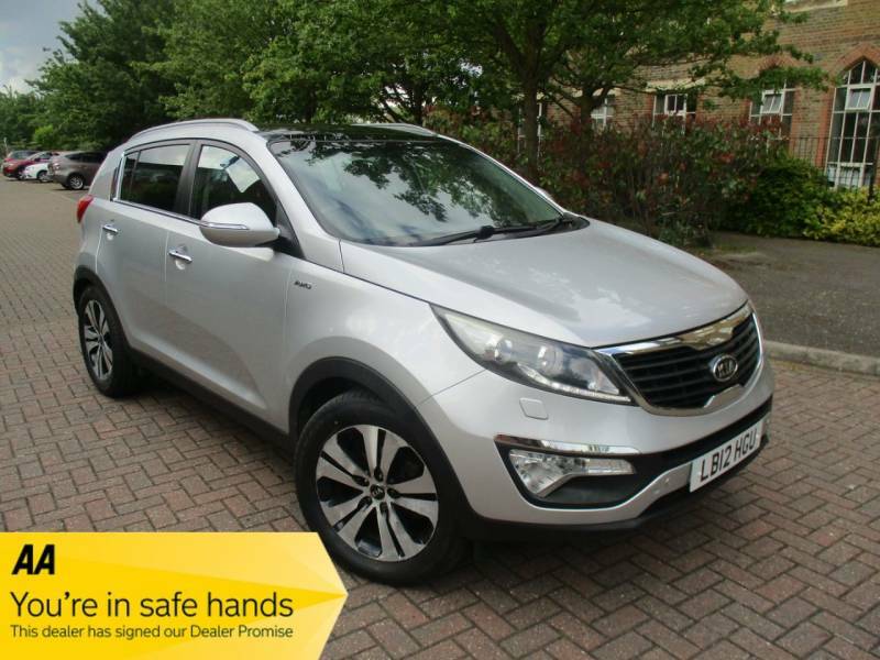 Kia Sportage 2.0 Crdi Kx-3 Sat Nav - 2012 12 Silver