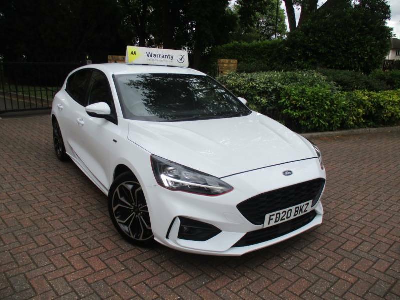 Ford Focus 1.0 Ecoboost 125 St-line X Sh Nav Bluetoo FD20BKZ White #3
