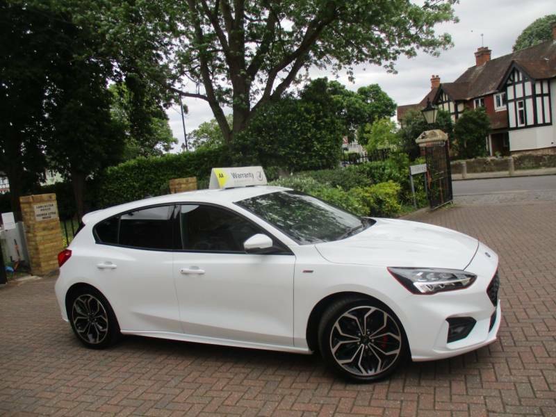 Ford Focus 1.0 Ecoboost 125 St-line X Sh Nav Bluetoo FD20BKZ White #4