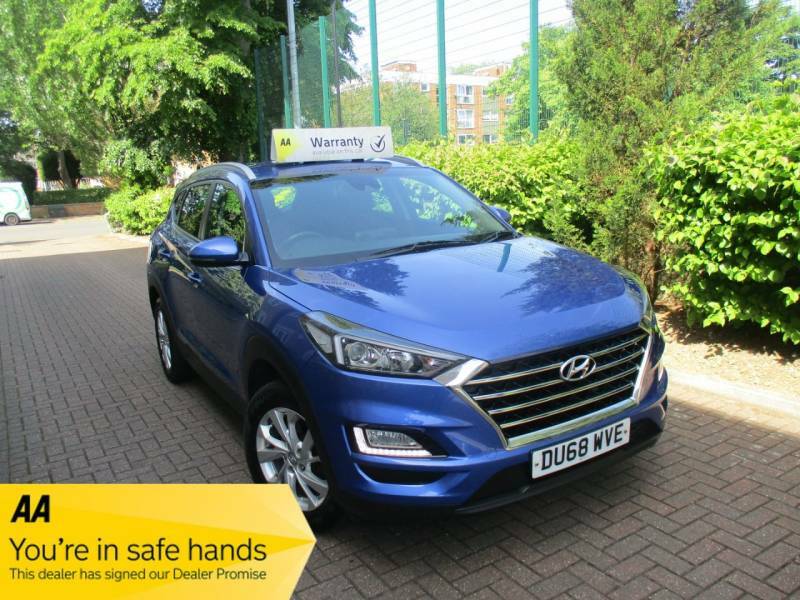 Hyundai Tucson 1.6 Gdi Se Nav 2Wd Fsh Satnav Bluetooth Alloys Blue