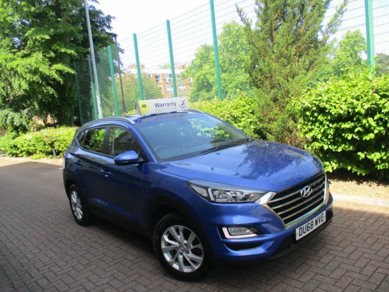 Hyundai Tucson 1.6 Gdi Se Nav 2Wd Fsh Satnav Bluetooth Alloys DU68WVE Blue #3
