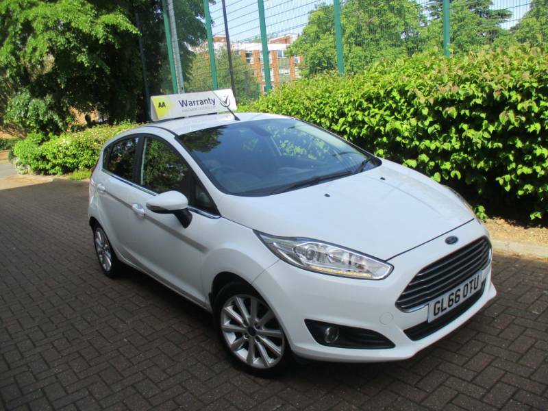 Ford Fiesta 1.0 Ecoboost Titanium Sh Bluetooth Alloys - 20 GL66OTU White #2