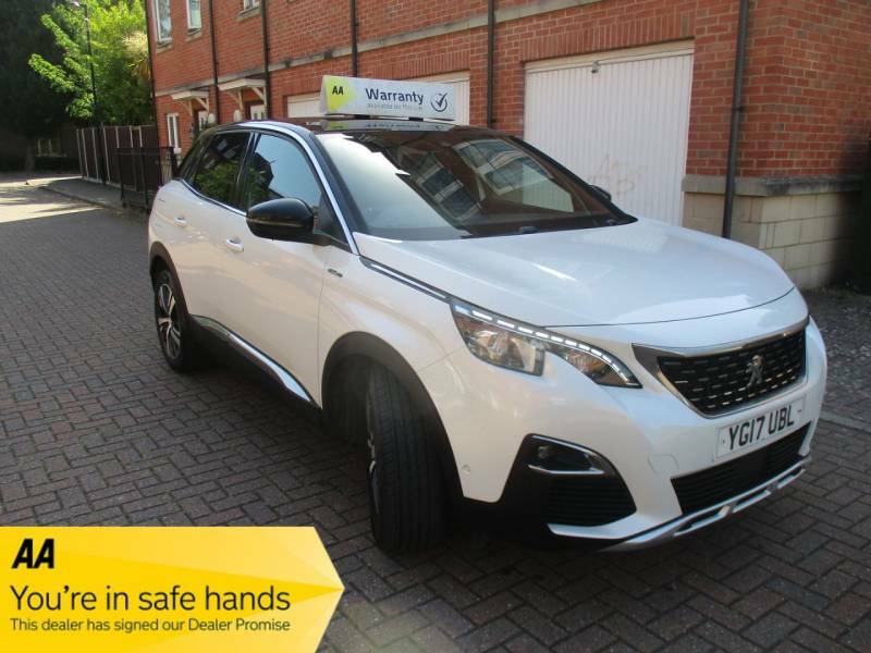 Peugeot 3008 1.2 Puretech Gt Line Sh Satnav Bluetooth Alloy YG17UBL White #3
