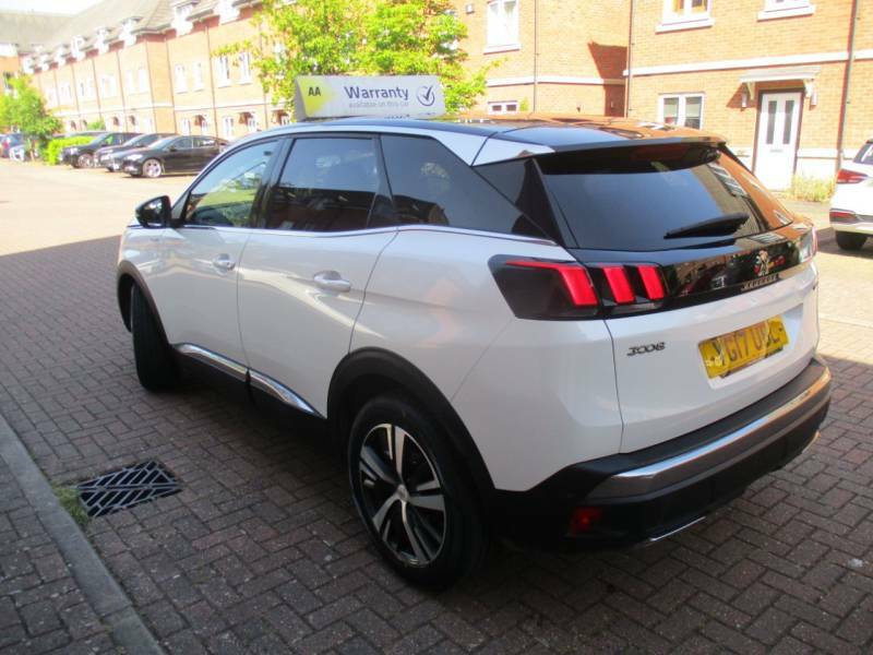 Peugeot 3008 1.2 Puretech Gt Line Sh Satnav Bluetooth Alloy YG17UBL White #6