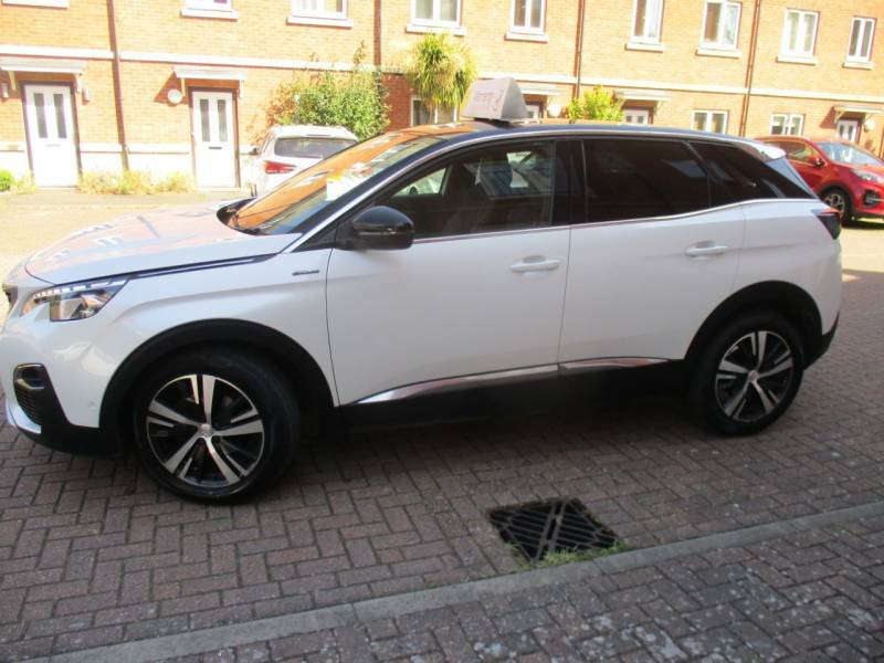 Peugeot 3008 1.2 Puretech Gt Line Sh Satnav Bluetooth Alloy YG17UBL White #2