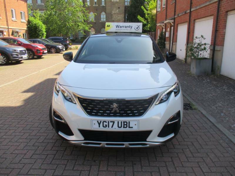 Peugeot 3008 1.2 Puretech Gt Line Sh Satnav Bluetooth Alloy YG17UBL White #5