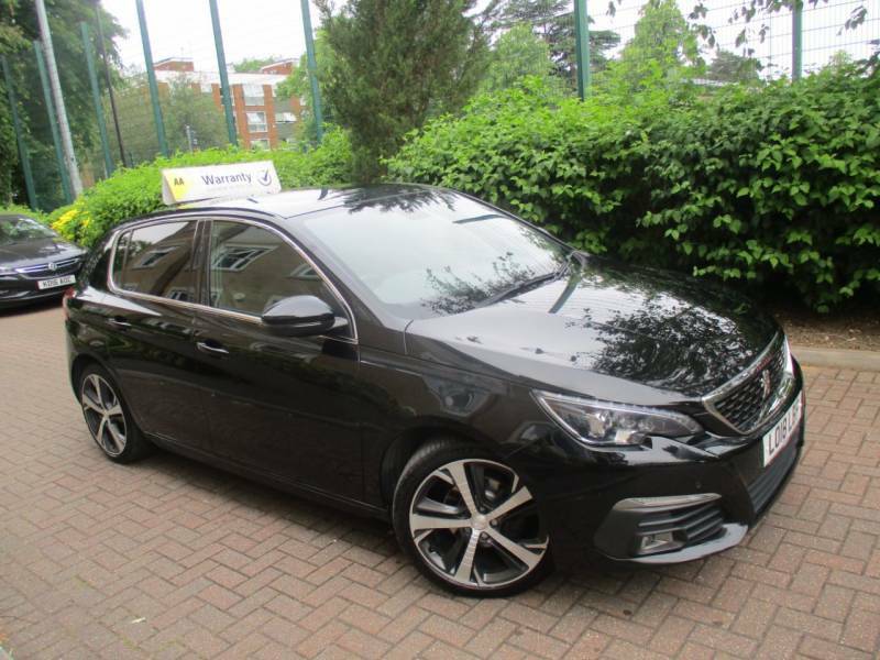Peugeot 308 1.2 Puretech 130 Gt Line Fsh Nav Bluetooth R C LO18LBF Black #3