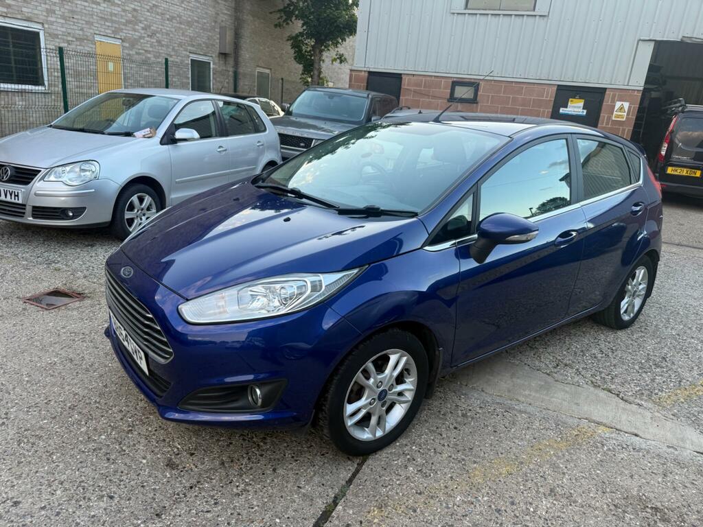 Ford Fiesta 1.0T Ecoboost Zetec Euro 5 Ss BU64GVP Blue #3