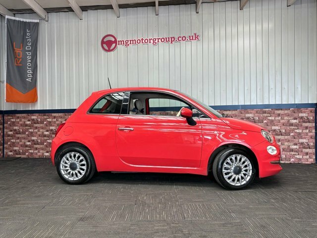 Fiat 500 1.2 Lounge Hatchback Euro 6 S S SD65DCF Pink #2