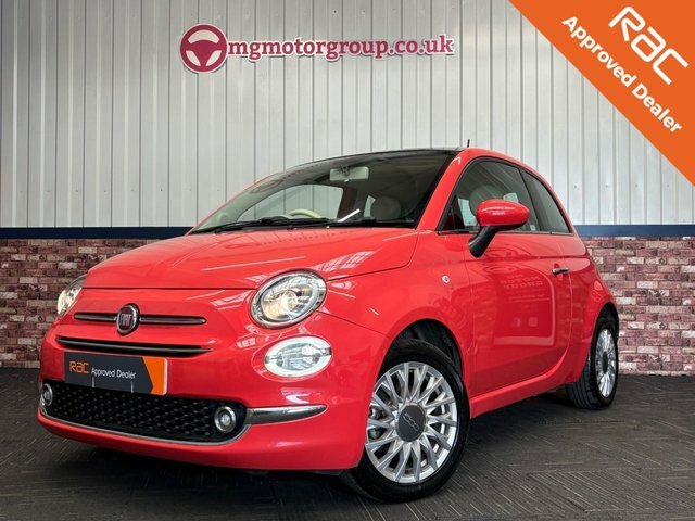 Fiat 500 1.2 Lounge Hatchback Euro 6 S S Pink