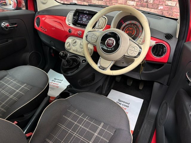 Fiat 500 1.2 Lounge Hatchback Euro 6 S S SD65DCF Pink #6