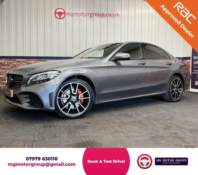 Mercedes-Benz C Class 2.0 C220d Amg Line Saloon G-tronic 4Ma Grey