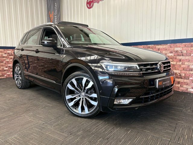 Volkswagen Tiguan 2.0 Tdi Bluemotion Tech R-line Suv Dsg PG17HWA Black #3