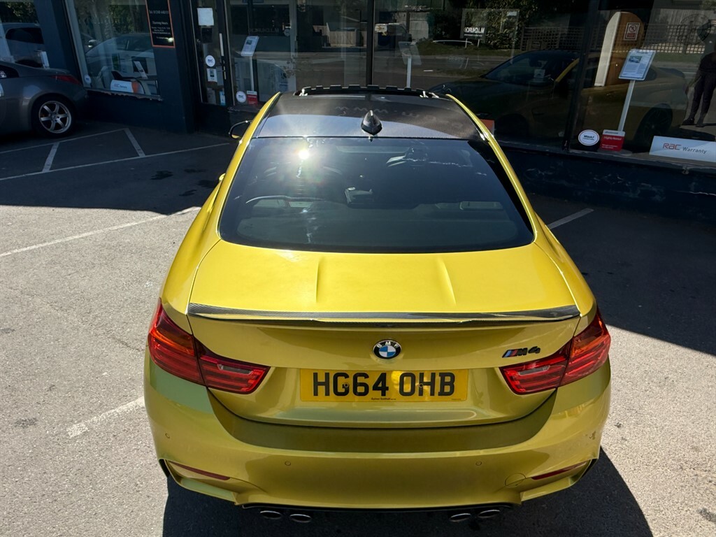 BMW M4 3.0 Biturbo Coupe Dct Euro 6 Ss 431 HG64OHB Yellow #6