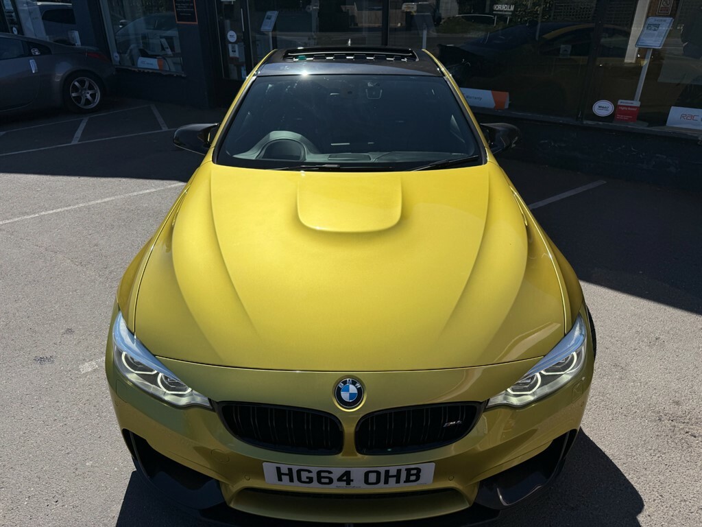 BMW M4 3.0 Biturbo Coupe Dct Euro 6 Ss 431 HG64OHB Yellow #3