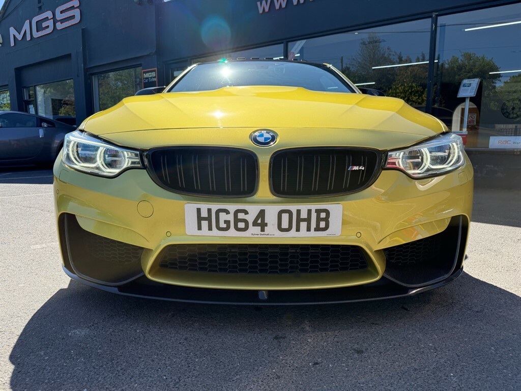 BMW M4 3.0 Biturbo Coupe Dct Euro 6 Ss 431 HG64OHB Yellow #4