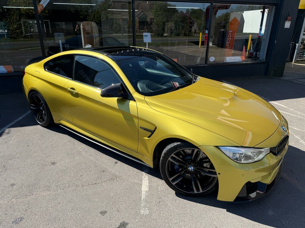 BMW M4 3.0 Biturbo Coupe Dct Euro 6 Ss 431 HG64OHB Yellow #2