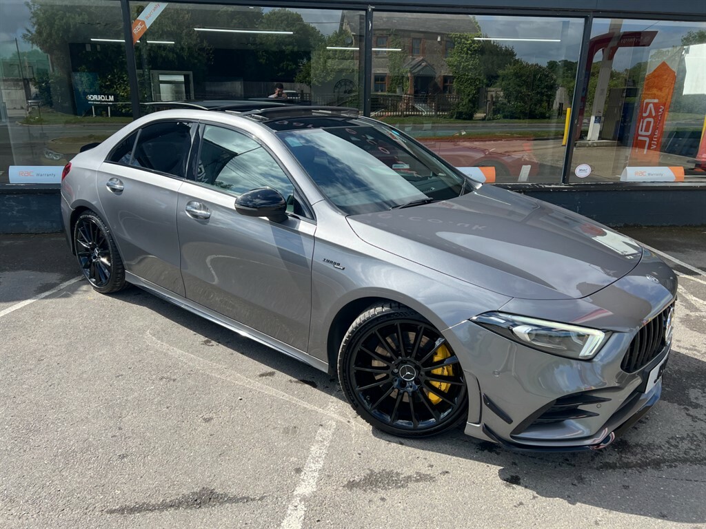 Mercedes-Benz A Class 2.0 Premium Plus Saloon Spds Dct 4Mat J19CBE Grey #4