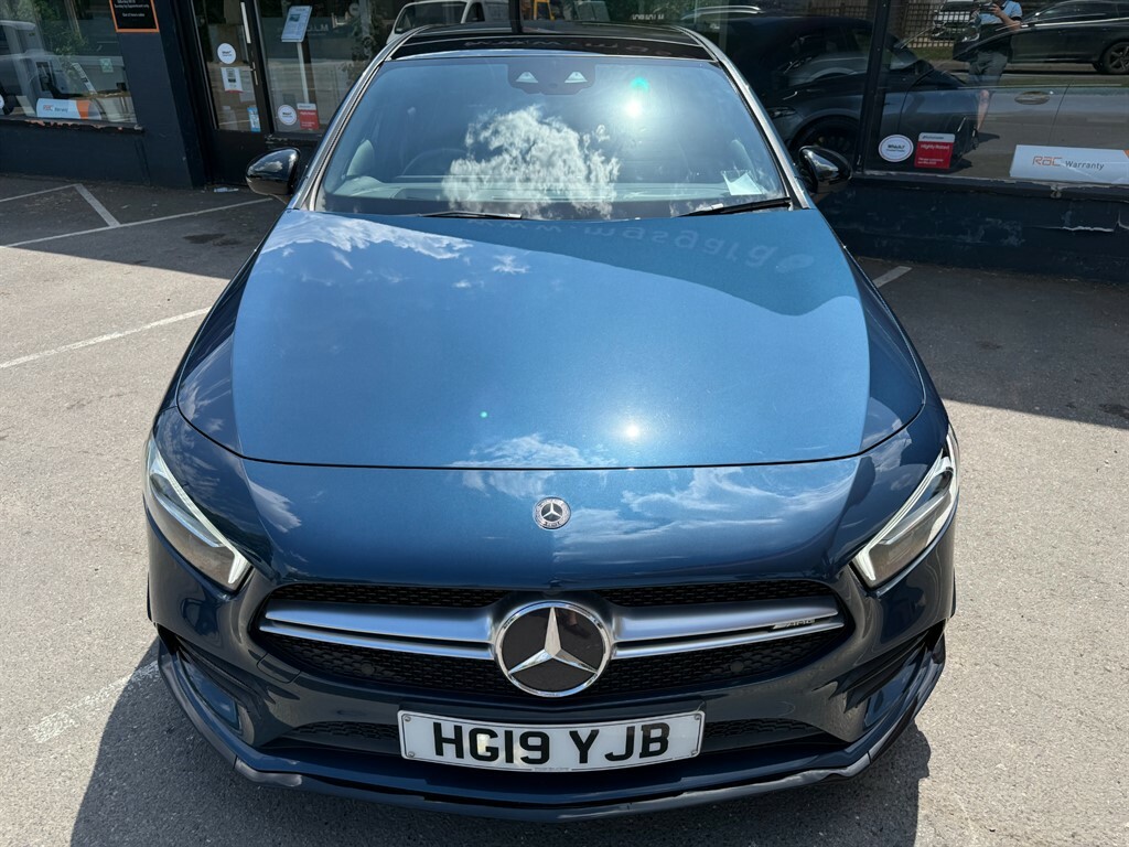 Mercedes-Benz A Class 2.0 Premium Plus Hatchback Spds Dct 4 HG19YJB Blue #4
