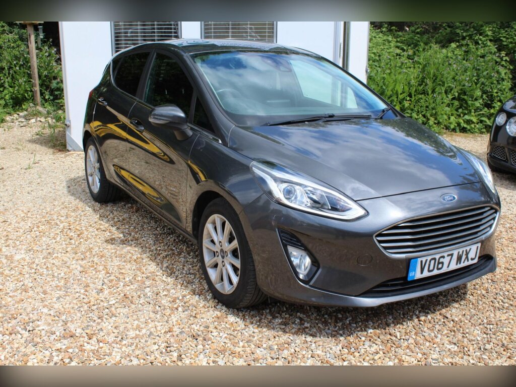 Ford Fiesta 1.0T Ecoboost Titanium Euro 6 Ss VO67WXJ Grey #5