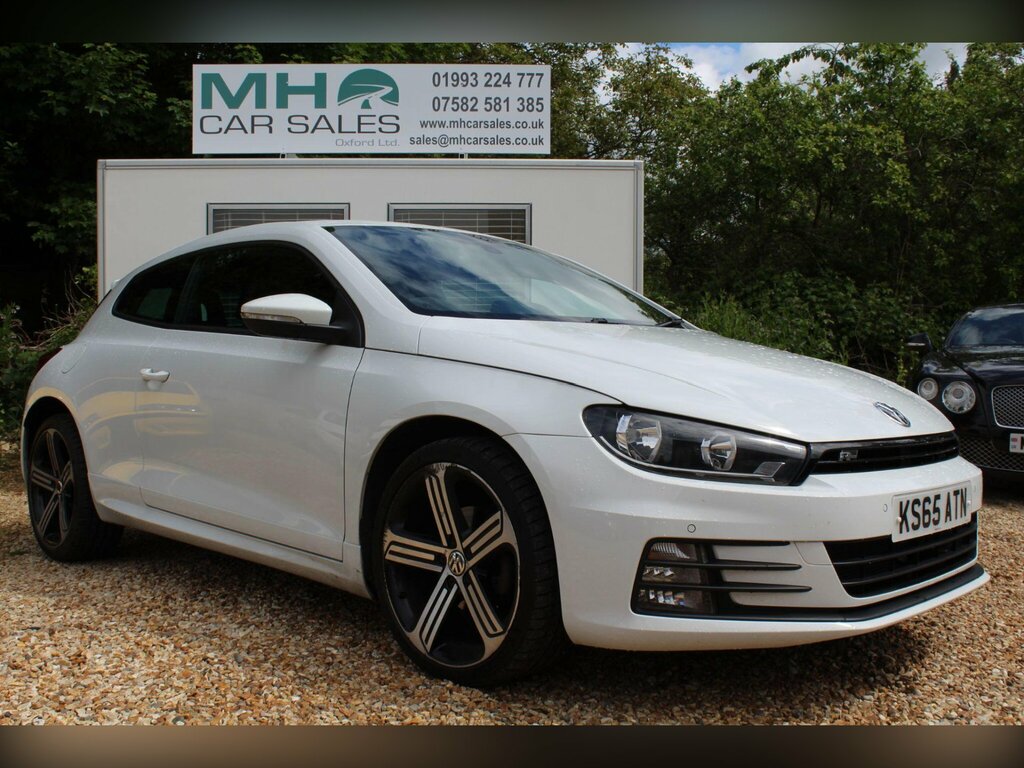 Volkswagen Scirocco 2.0 Tdi Bluemotion Tech R-line Euro 6 Ss KS65ATN White #3