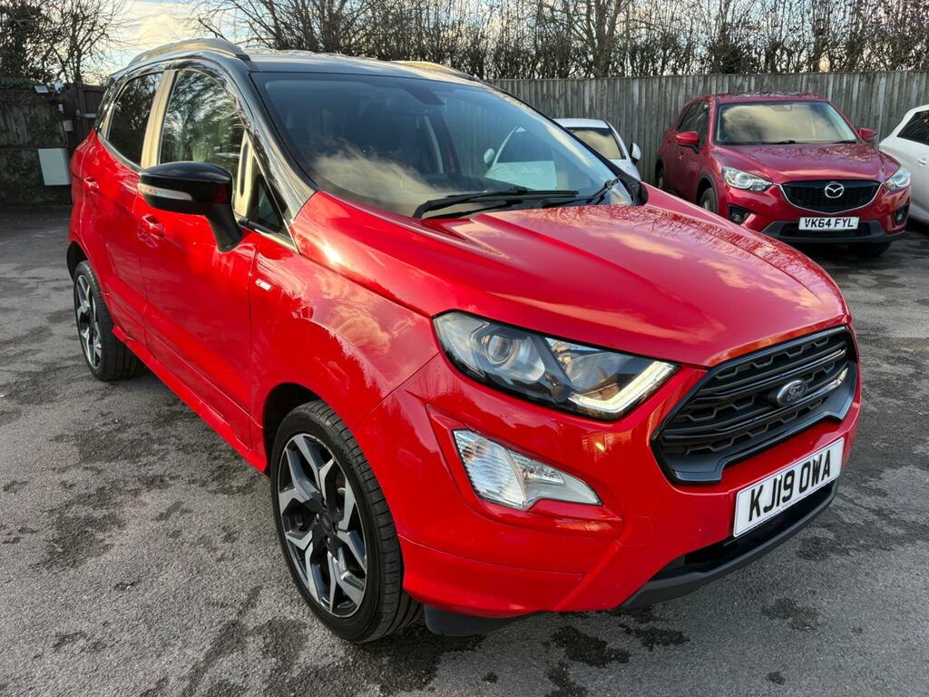 Ford Ecosport 1.0T Ecoboost St-line Euro 6 Ss KJ19OWA Red #5