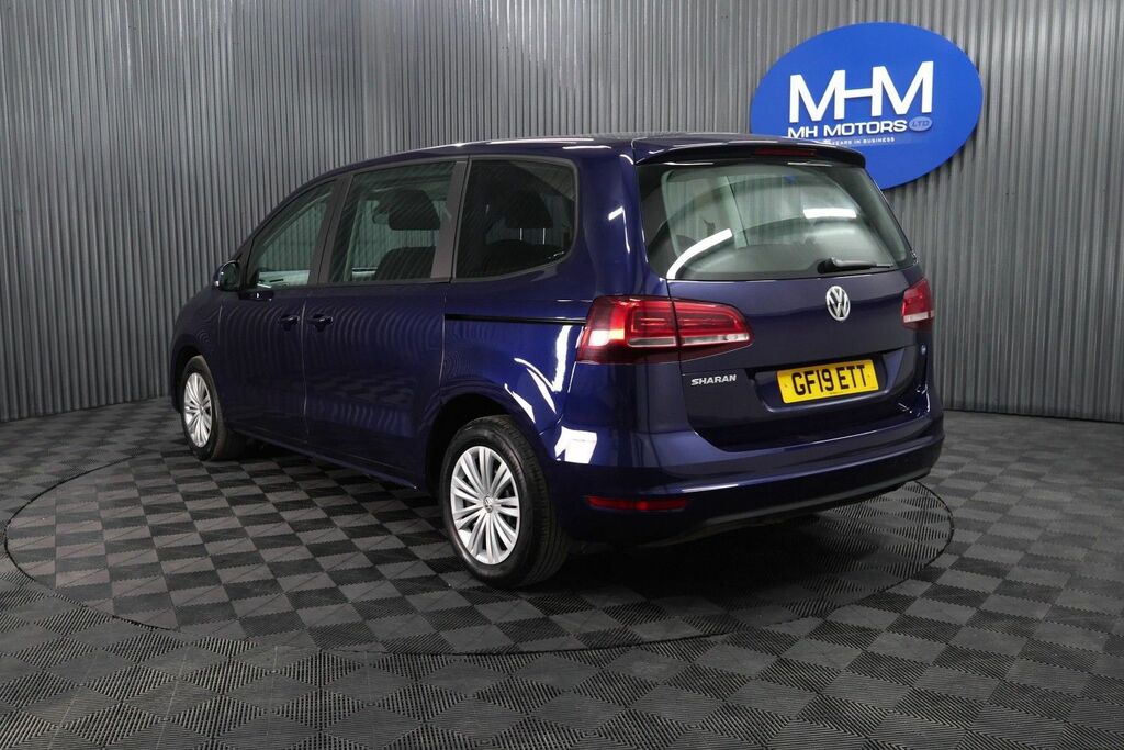 Volkswagen Sharan Tdi S Mpv Blue #5