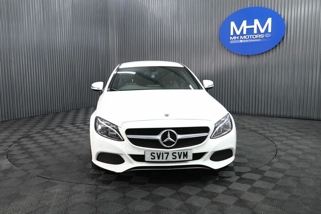 Mercedes-Benz C Class C220d Sport Coupe SV17SVM White #2