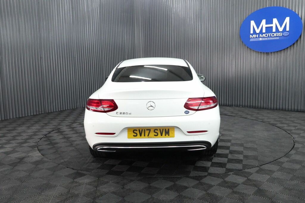 Mercedes-Benz C Class C220d Sport Coupe SV17SVM White #6