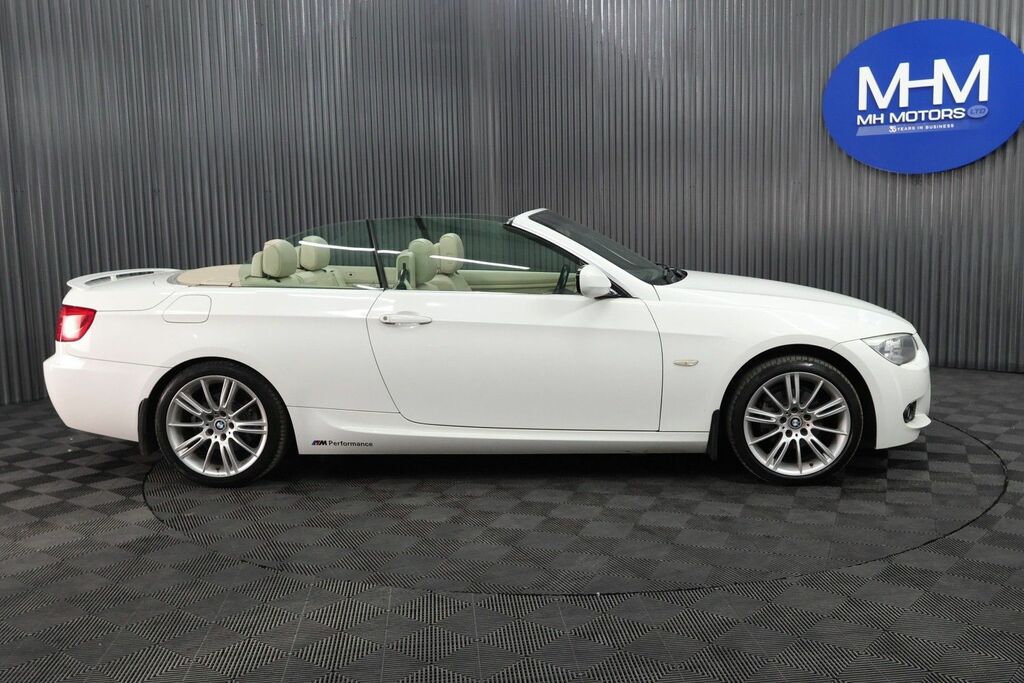 BMW 3 Series 320I M Sport Convertible White #5