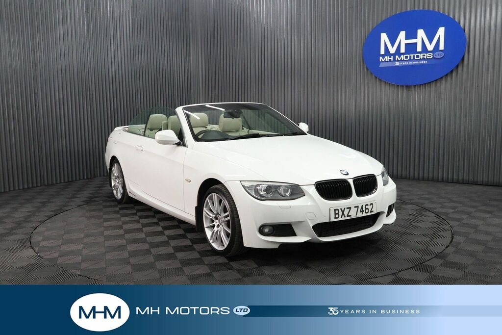BMW 3 Series 320I M Sport Convertible White