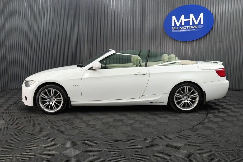 BMW 3 Series 320I M Sport Convertible White #4