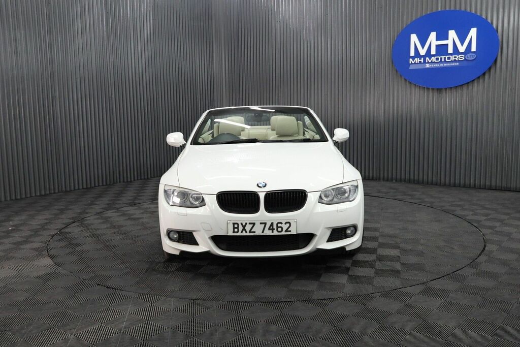 BMW 3 Series 320I M Sport Convertible White #2