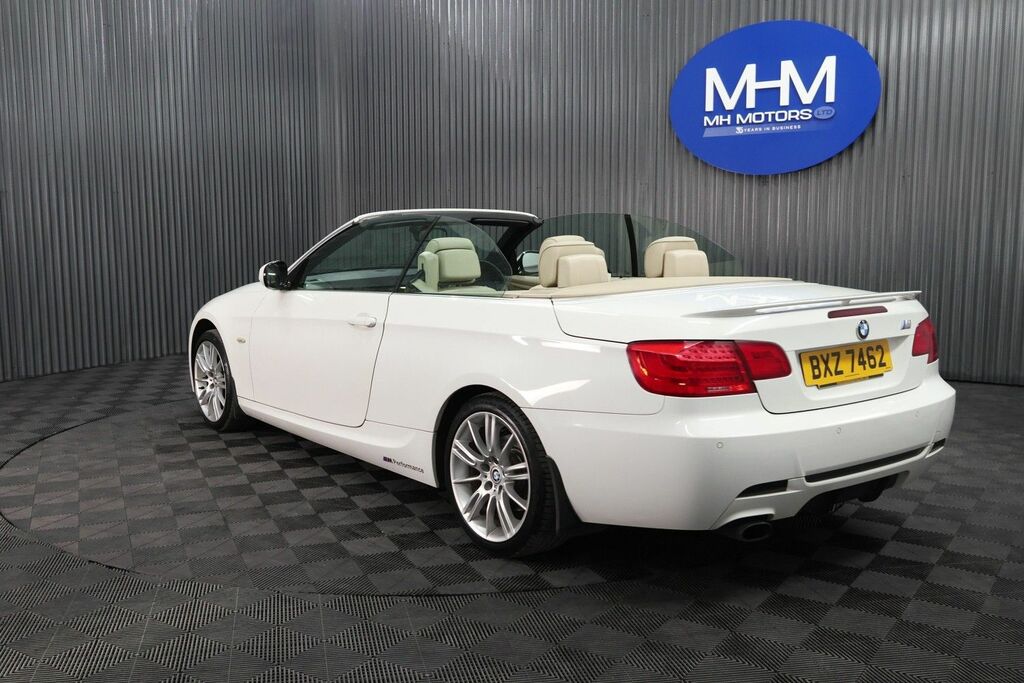 BMW 3 Series 320I M Sport Convertible White #6