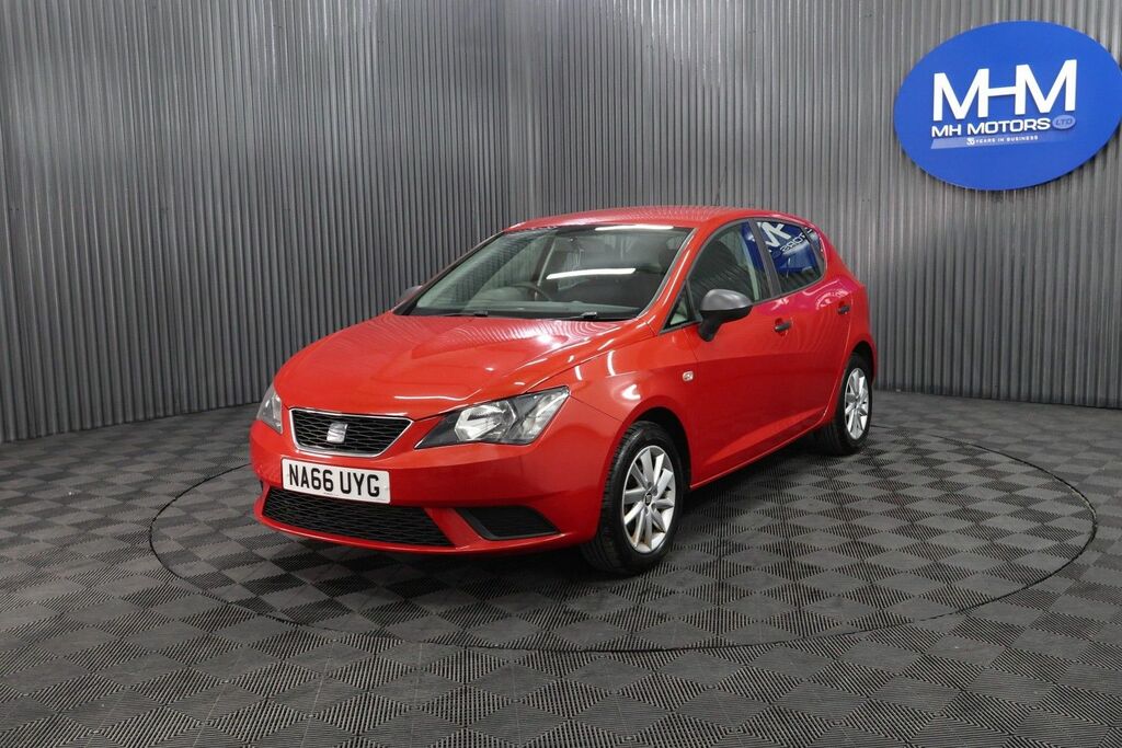 Seat Ibiza Sol Hatchback NA66UYG Red #3