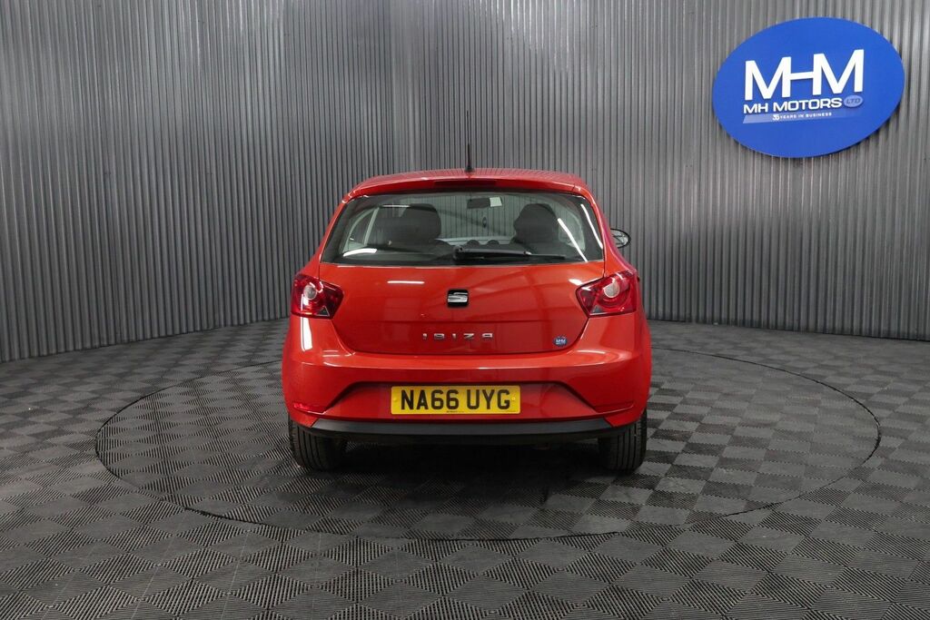 Seat Ibiza Sol Hatchback NA66UYG Red #6