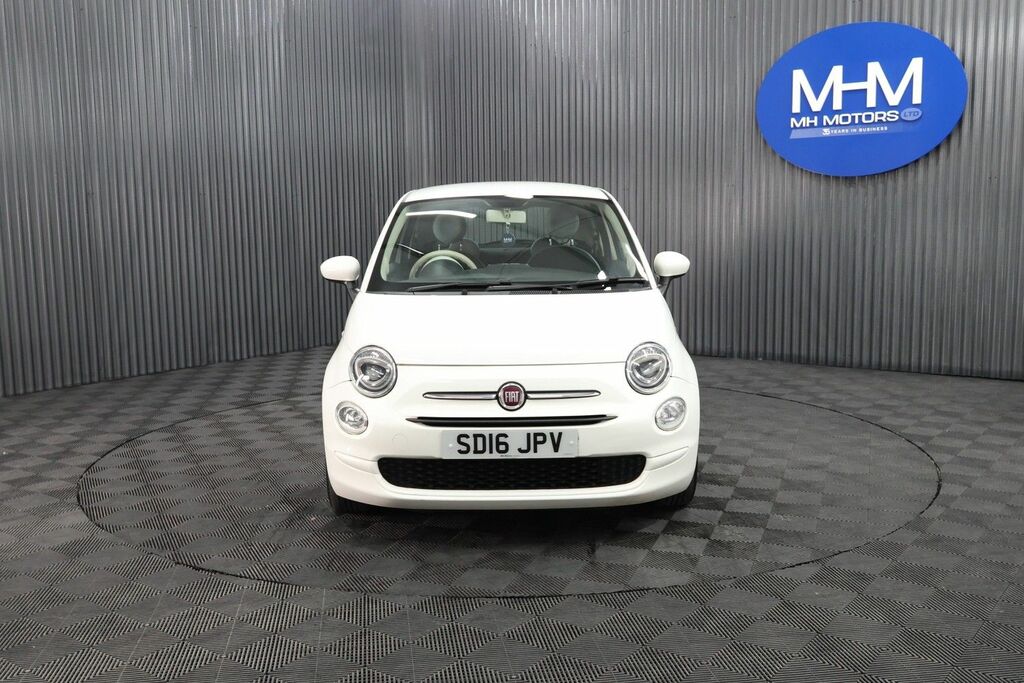 Fiat 500 Eco Pop Star Hatchback SD16JPV White #2