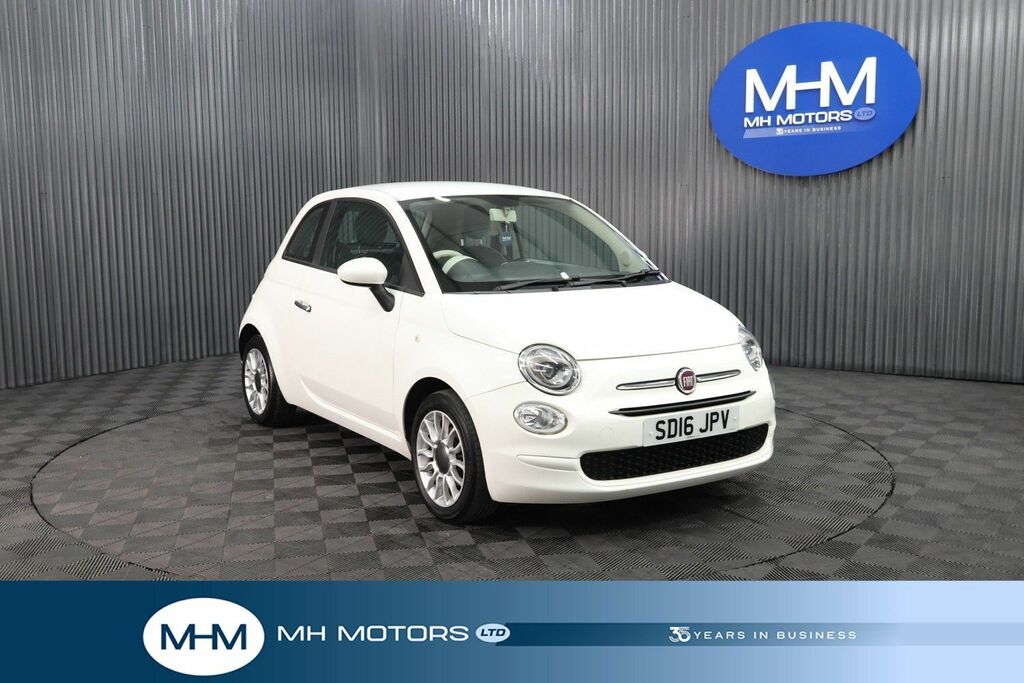 Fiat 500 Eco Pop Star Hatchback White