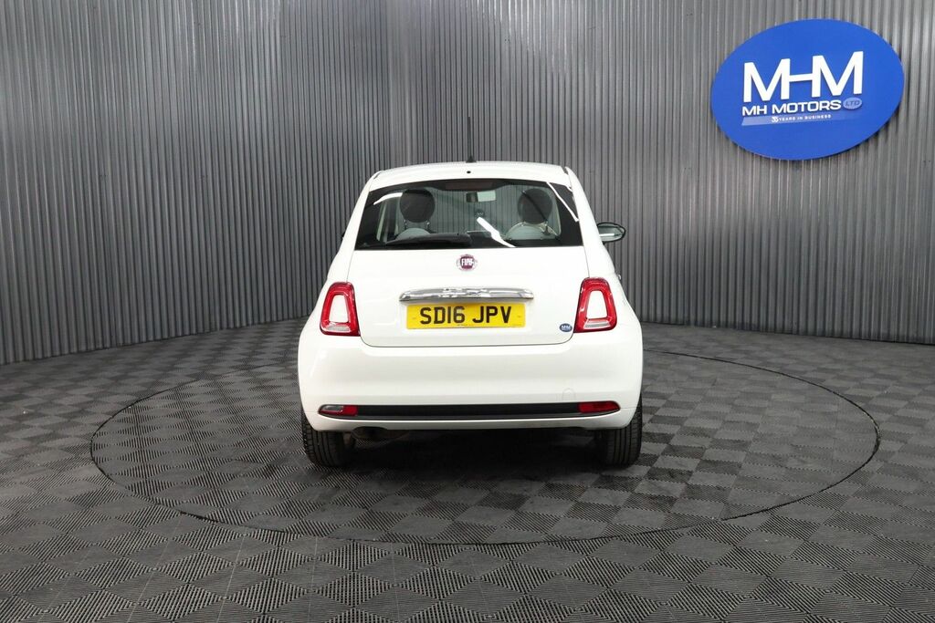 Fiat 500 Eco Pop Star Hatchback SD16JPV White #6