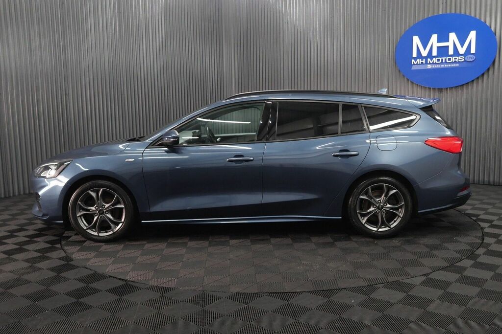Ford Focus Ecoblue St-line Estate VGZ3078 Blue #4