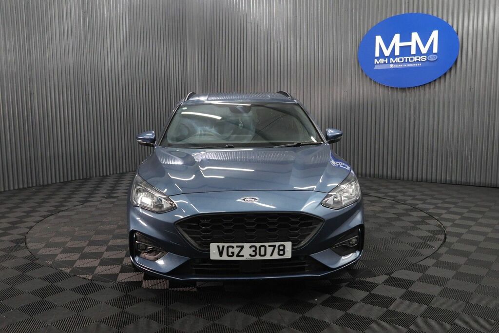 Ford Focus Ecoblue St-line Estate VGZ3078 Blue #2