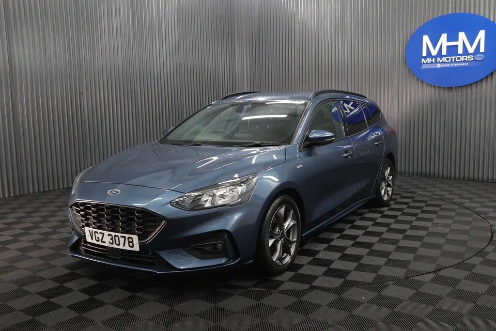 Ford Focus Ecoblue St-line Estate VGZ3078 Blue #3