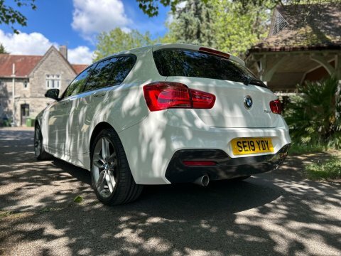 BMW 1 Series 118D M Sport SE19YDY White #2