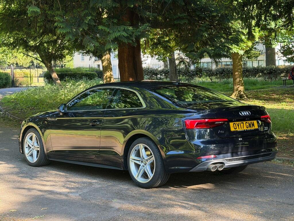 Audi A5 Coupe 2.0 Tdi S Line S Tronic Euro 6 Ss 20 OY17GWM Blue #2